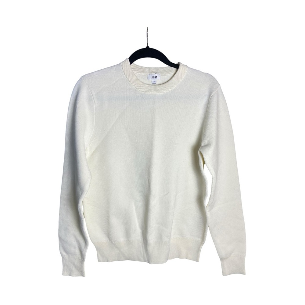UNIQLO Women’s Crewneck Sweater – Ivory / Cream – Size XS